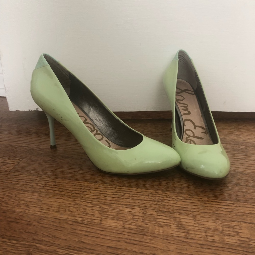 Sam Edelman patten leather heels